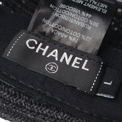 ココマーク ハット ファブリック コットン ブラック シャネル 財布・小物 CHANEL