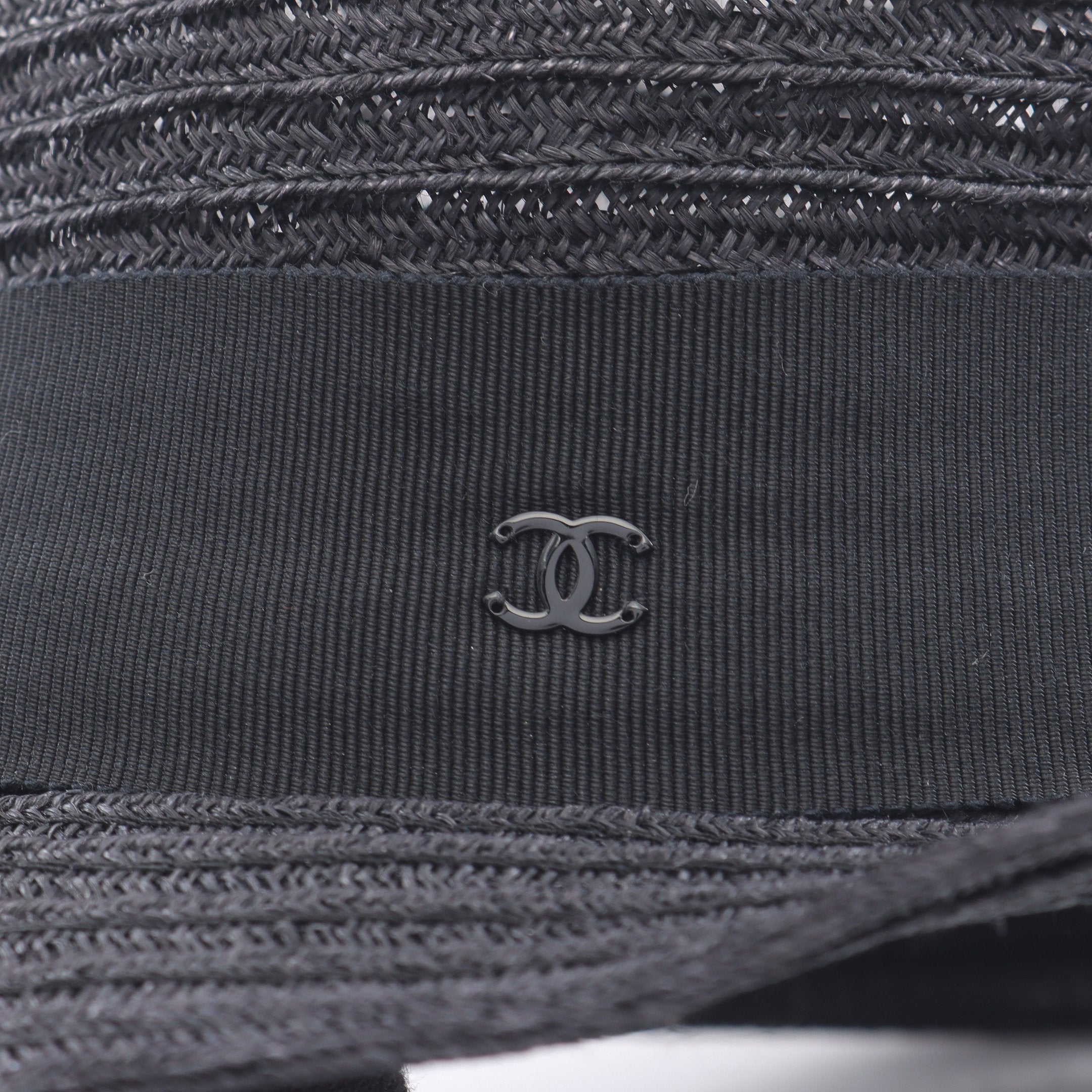 美品✨ シャネル ココマーク ファブリック レディース 23cm相当 ココマーク ハット ファブリック コットン ブラック シャネル – RECLO