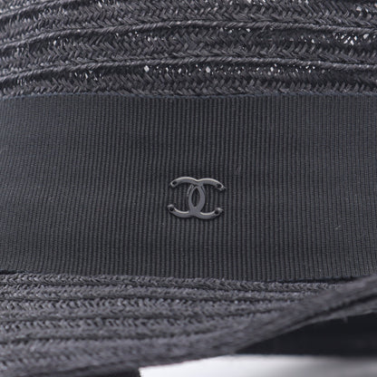 ココマーク ハット ファブリック コットン ブラック シャネル 財布・小物 CHANEL