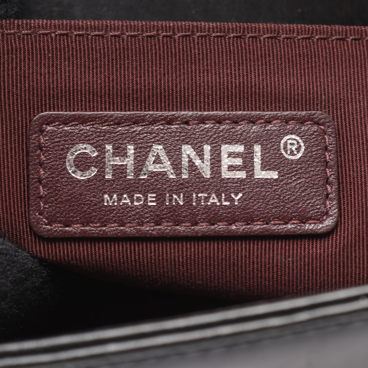 ボーイシャネル スモール チェーンショルダーバッグ レザー ブラック アンティークシルバー金具 シャネル バッグ CHANEL