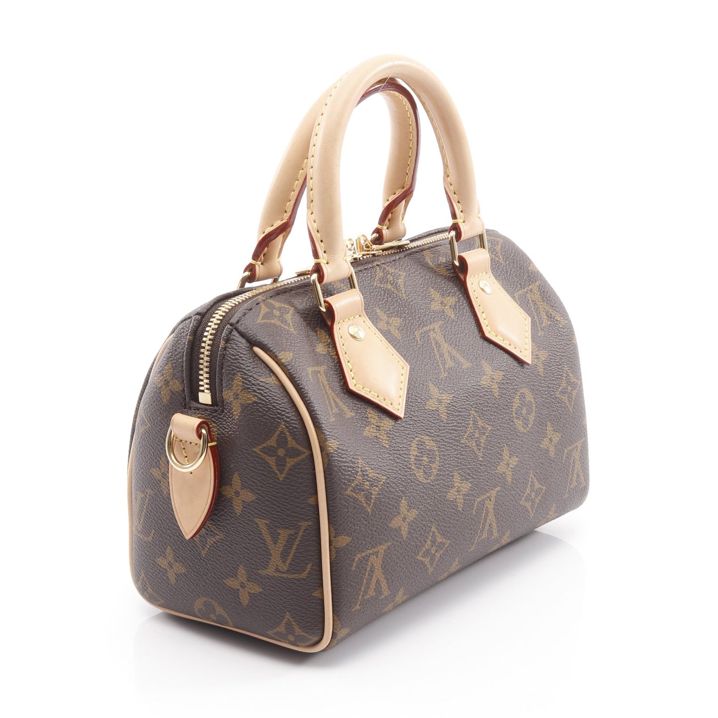 スピーディ バンドリエール20 モノグラム ハンドバッグ PVC レザー ブラウン 2WAY ルイヴィトン バッグ LOUIS VUITTON