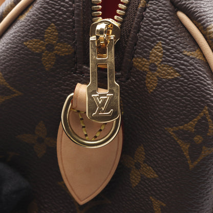 スピーディ バンドリエール20 モノグラム ハンドバッグ PVC レザー ブラウン 2WAY ルイヴィトン バッグ LOUIS VUITTON