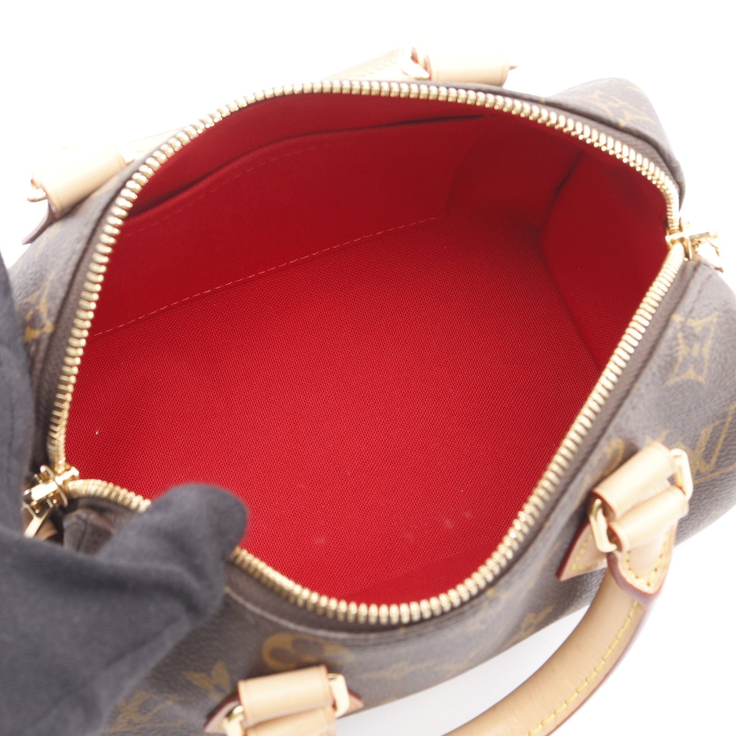 スピーディ バンドリエール20 モノグラム ハンドバッグ PVC レザー ブラウン 2WAY ルイヴィトン バッグ LOUIS VUITTON