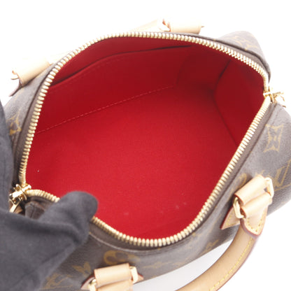 スピーディ バンドリエール20 モノグラム ハンドバッグ PVC レザー ブラウン 2WAY ルイヴィトン バッグ LOUIS VUITTON