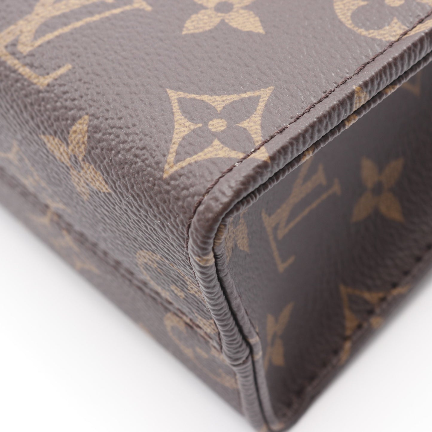 LOUIS VUITTON × 村上隆 LV × TM オンザゴー BB モノグラム ハンドバッグ PVC レザー ブラウン 2WAY ルイヴィトン バッグ LOUIS VUITTON