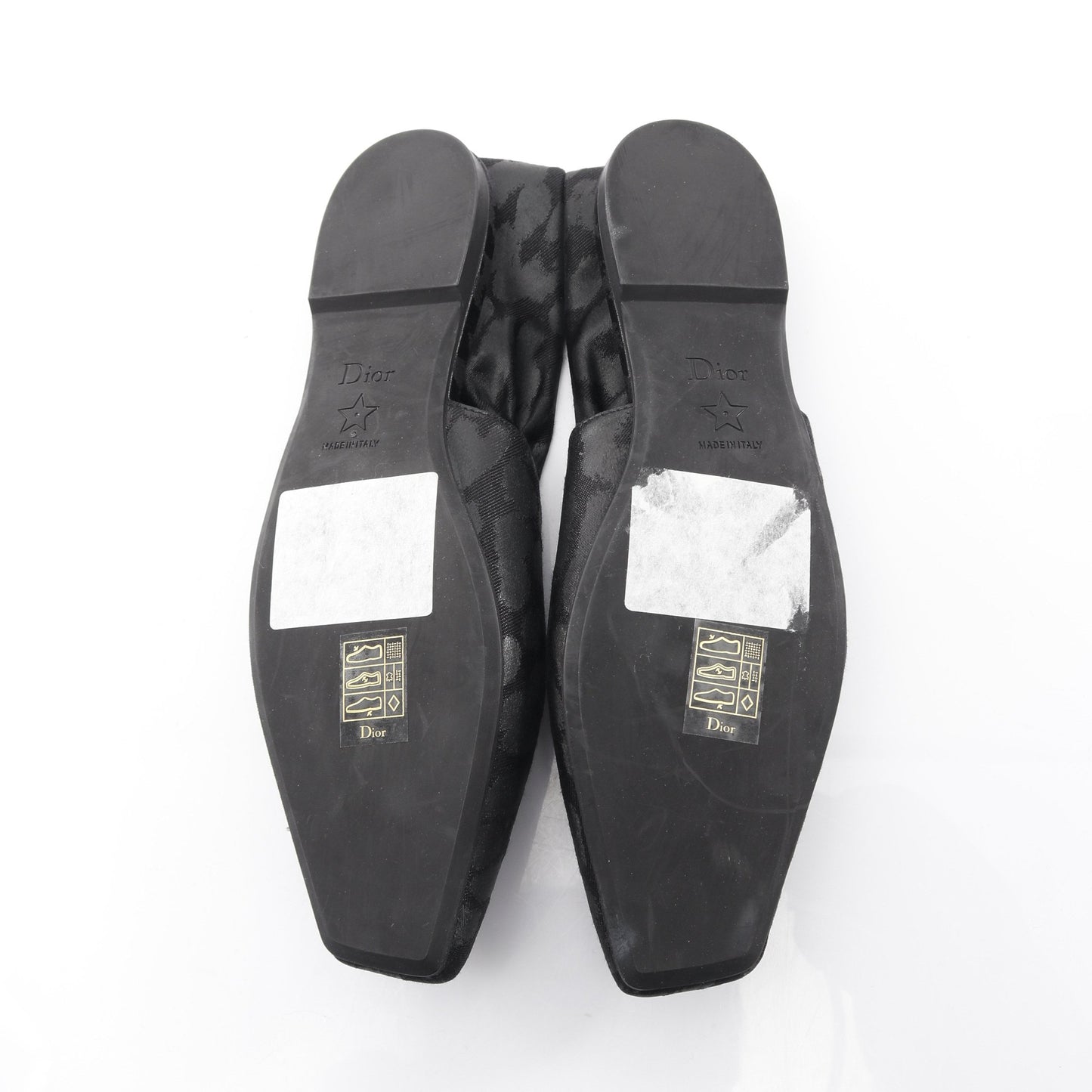 CDロゴ バックストラップ パンプス キャンバス ブラック クリスチャンディオール シューズ Christian Dior