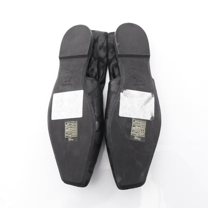 CDロゴ バックストラップ パンプス キャンバス ブラック クリスチャンディオール シューズ Christian Dior