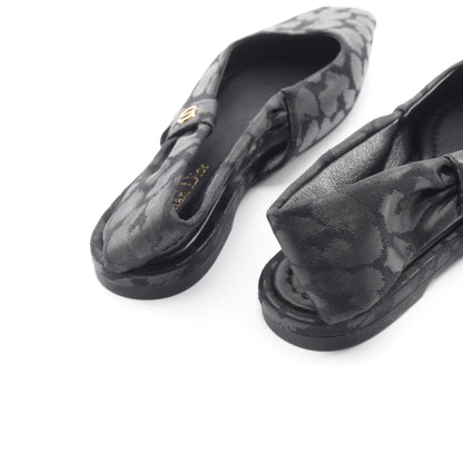 CDロゴ バックストラップ パンプス キャンバス ブラック クリスチャンディオール シューズ Christian Dior