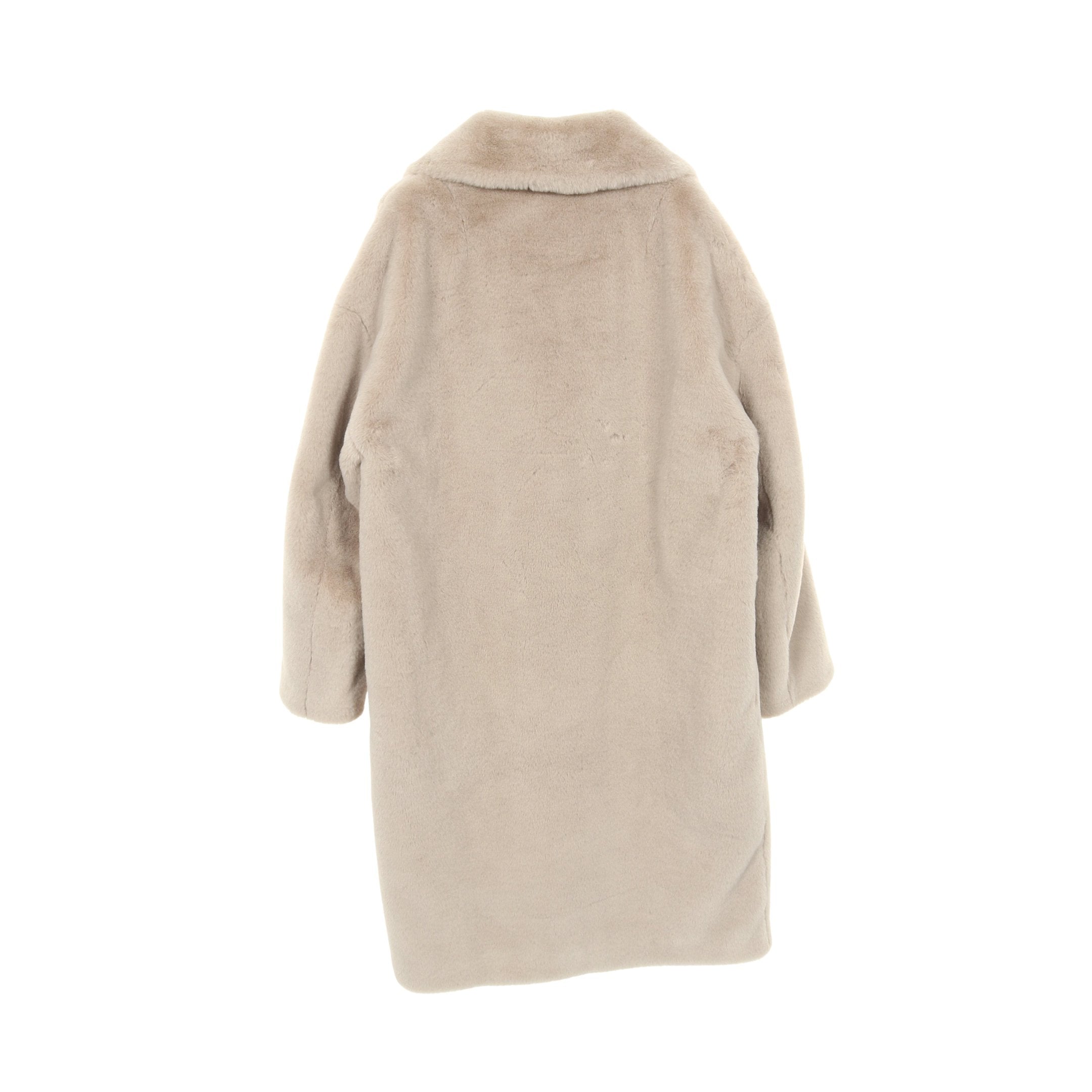 エコファー ダブルブレスト チェスターコート グレーベージュ ヘルノ