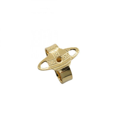 シングルピアス ピアス 真鍮 ブラウン ゴールド ヴィヴィアンウエストウッド アクセサリー Vivienne Westwood