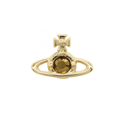 シングルピアス ピアス 真鍮 ブラウン ゴールド ヴィヴィアンウエストウッド アクセサリー Vivienne Westwood