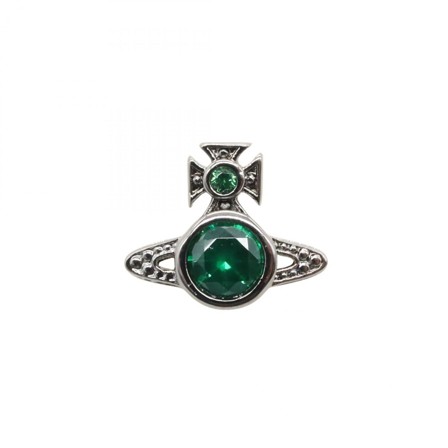 ロンドン オーブ シングルスタッドピアス ピアス 真鍮 ガンメタル グリーン ヴィヴィアンウエストウッド アクセサリー Vivienne Westwood