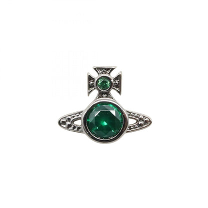 ロンドン オーブ シングルスタッドピアス ピアス 真鍮 ガンメタル グリーン ヴィヴィアンウエストウッド アクセサリー Vivienne Westwood