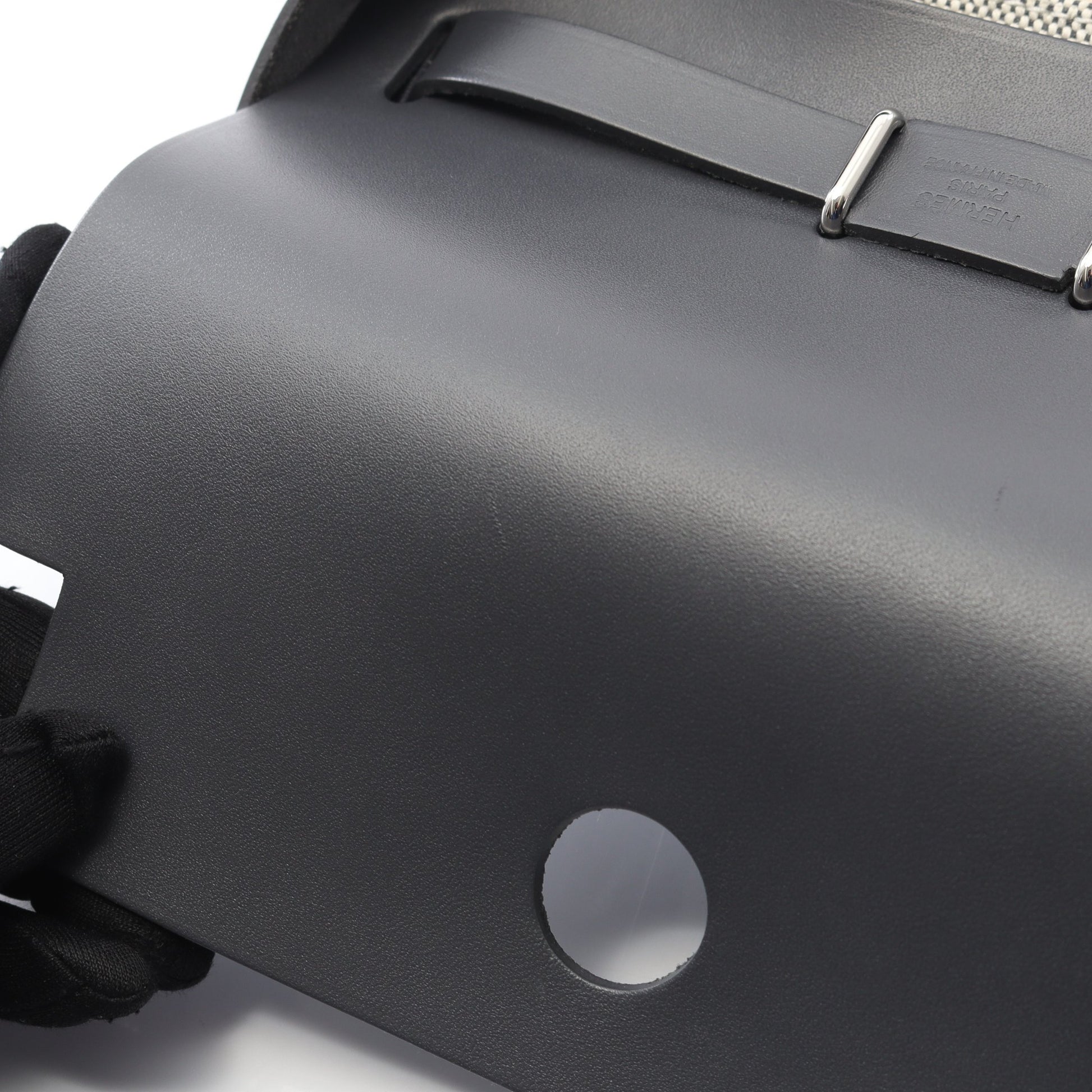 エールバッグジップ ミニ エクリュ アルドワーズ ショルダーバッグ トワルアッシュ ヴァッシュハンター ベージュ グレー シルバー金具 W刻印 エルメス バッグ HERMES