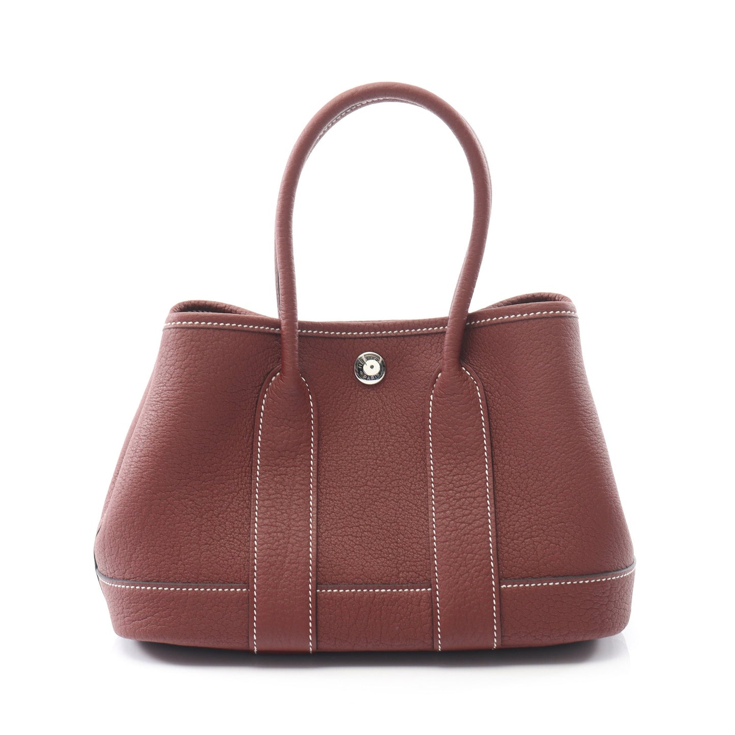 ネオガーデン23 ルージュアッシュ ハンドバッグ ネゴンダ ボルドー シルバー金具 W刻印 エルメス バッグ HERMES