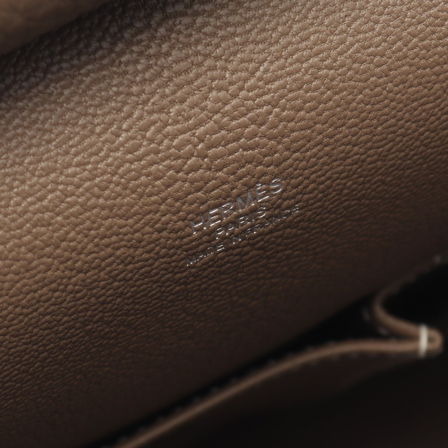 ジプシエール28 ショルダーバッグ トリヨンクレマンス グレーブラウン シルバー金具 B刻印 エルメス バッグ HERMES