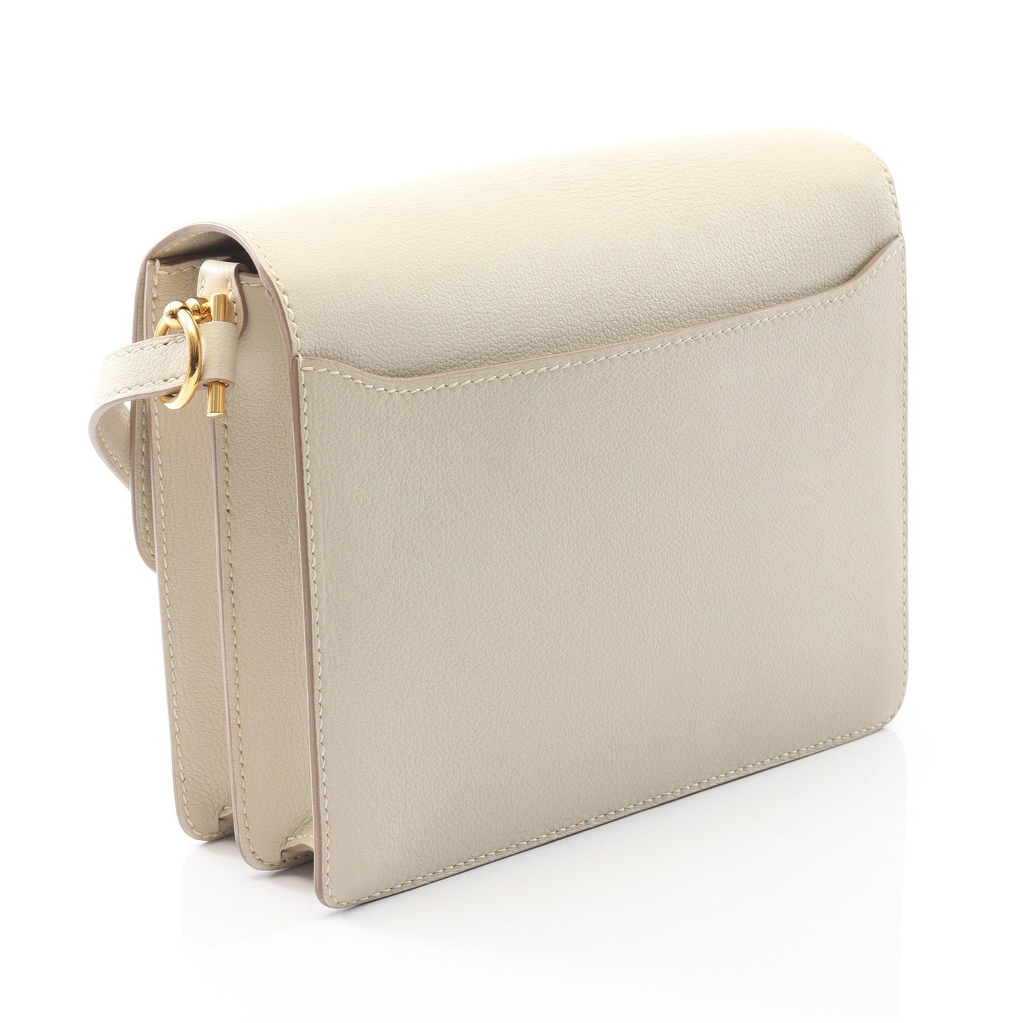 ロウリス ルリ23 ベトン ショルダーバッグ エバーカラー オフホワイト ゴールド金具 A刻印 エルメス バッグ HERMES