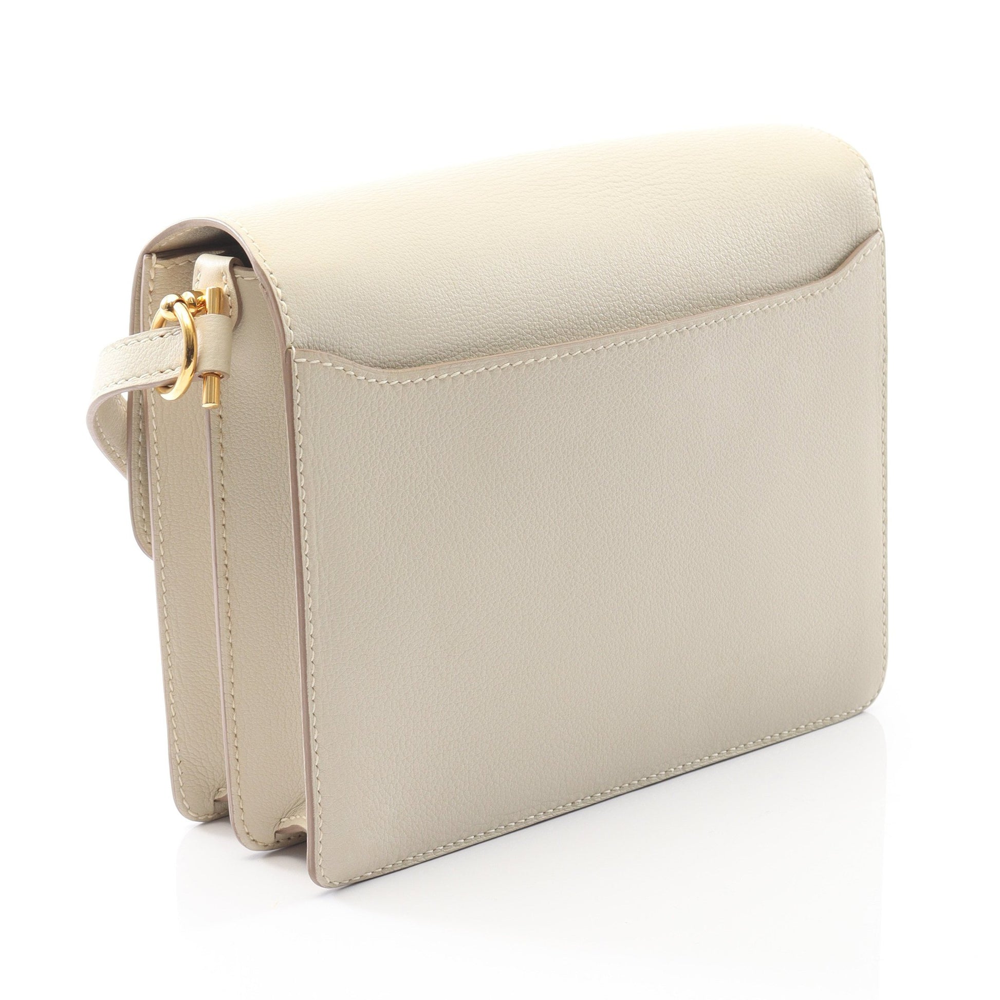 ロウリス ルリ23 ベトン ショルダーバッグ エバーカラー オフホワイト ゴールド金具 A刻印 エルメス バッグ HERMES