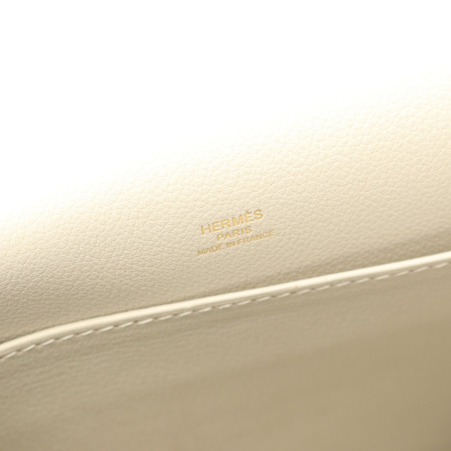 ロウリス ルリ23 ベトン ショルダーバッグ エバーカラー オフホワイト ゴールド金具 A刻印 エルメス バッグ HERMES