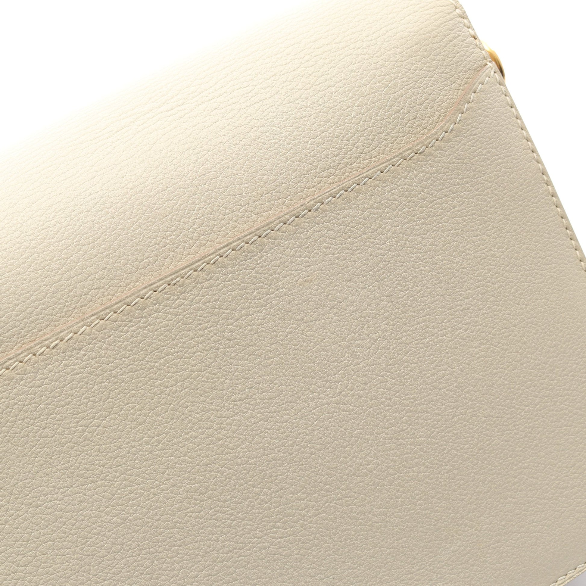 ロウリス ルリ23 ベトン ショルダーバッグ エバーカラー オフホワイト ゴールド金具 A刻印 エルメス バッグ HERMES