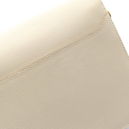 ロウリス ルリ23 ベトン ショルダーバッグ エバーカラー オフホワイト ゴールド金具 A刻印 エルメス バッグ HERMES