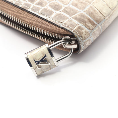 ジッピーウォレット サハラ ラウンドファスナー長財布 クロコダイル ホワイト ルイヴィトン 財布・小物 LOUIS VUITTON