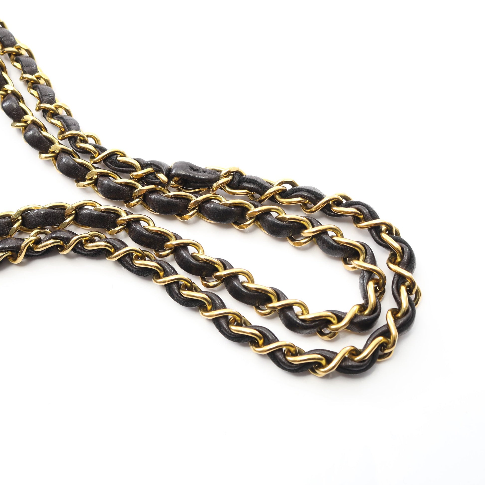マトラッセ Wフラップ Wチェーンショルダーバッグ ラムスキン ブラック ゴールド金具 シャネル バッグ CHANEL