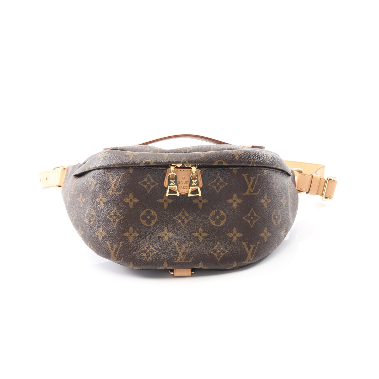 バムバッグ モノグラム ボディバッグ ウエストバッグ PVC レザー ブラウン ルイヴィトン バッグ LOUIS VUITTON