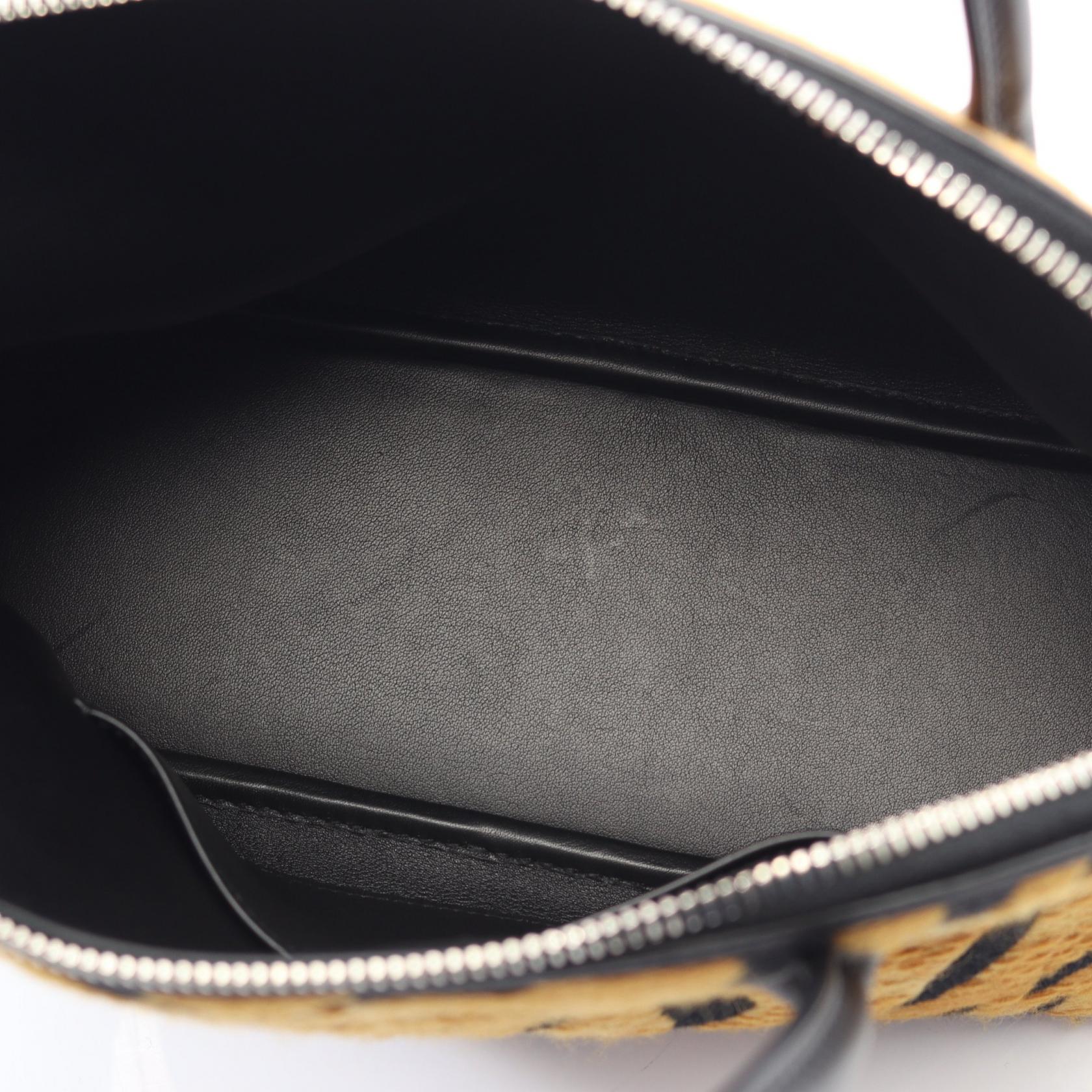 ボリード27 レオパード ハンドバッグ 刺繍 ヴォースイフト イエロー