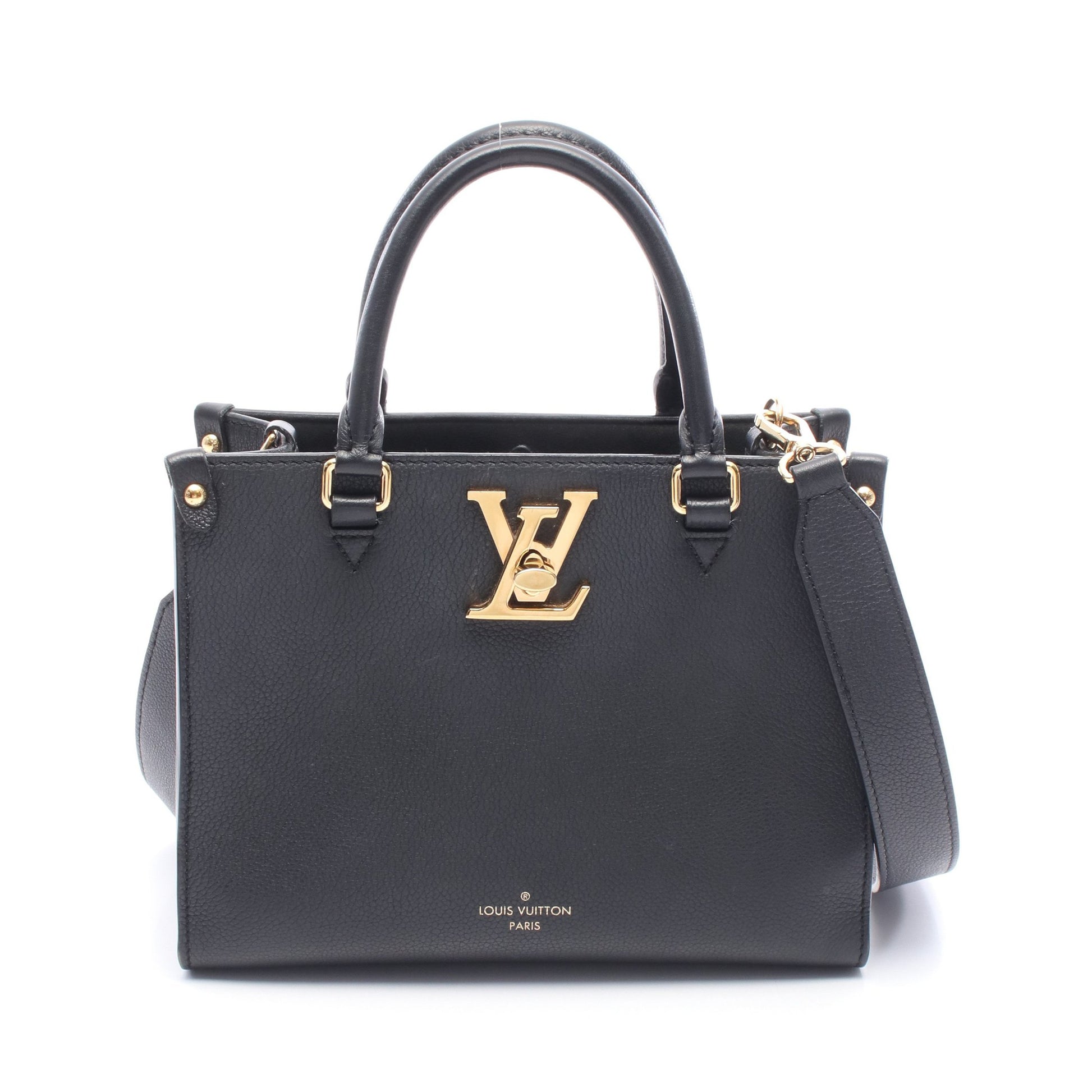 ロック＆ゴー ノワール ショルダーバッグ グレインカーフレザー ブラック 2WAY ルイヴィトン バッグ LOUIS VUITTON