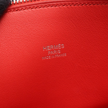 ボリード27 ルージュトマト ハンドバッグ ヴォースイフト レッド シルバー金具 2WAY X刻印 エルメス バッグ HERMES
