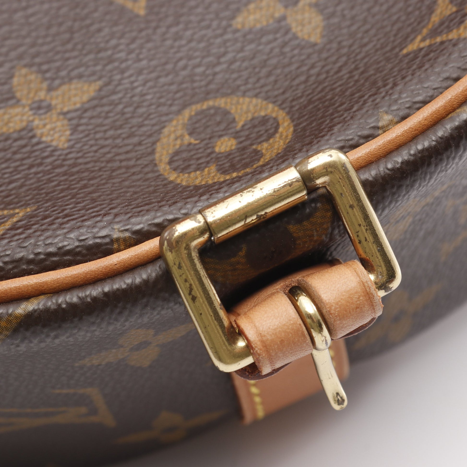 タンブラン モノグラム ショルダーバッグ PVC レザー ブラウン ルイヴィトン バッグ LOUIS VUITTON