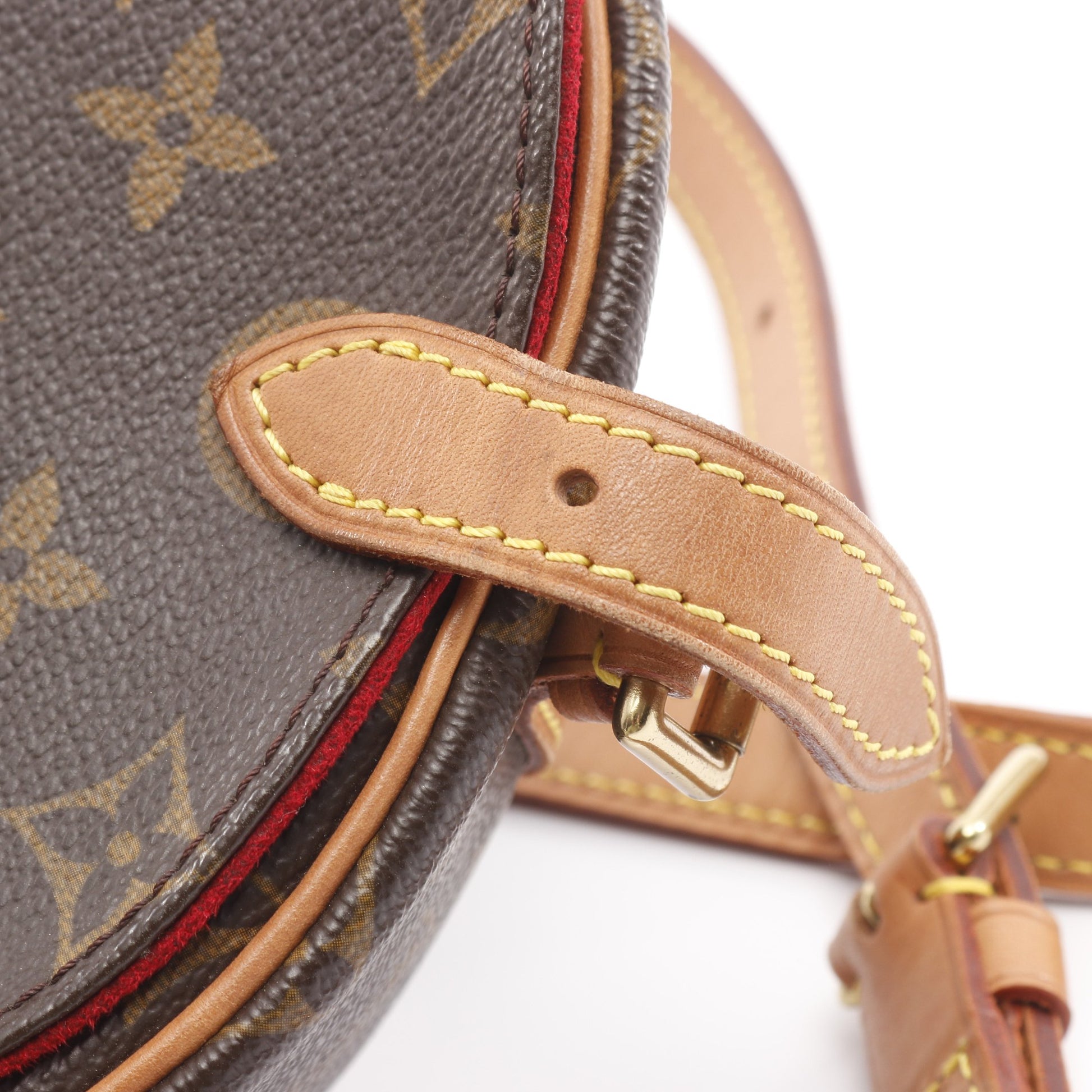 タンブラン モノグラム ショルダーバッグ PVC レザー ブラウン ルイヴィトン バッグ LOUIS VUITTON