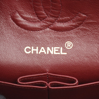 マトラッセ Wフラップ Wチェーンショルダーバッグ ラムスキン ブラック ゴールド金具 シャネル バッグ CHANEL
