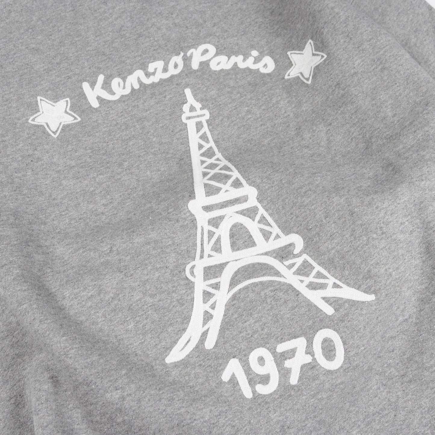 トレーナー スウェットシャツ ロゴ刺繍 コットン グレー ケンゾー トップス KENZO
