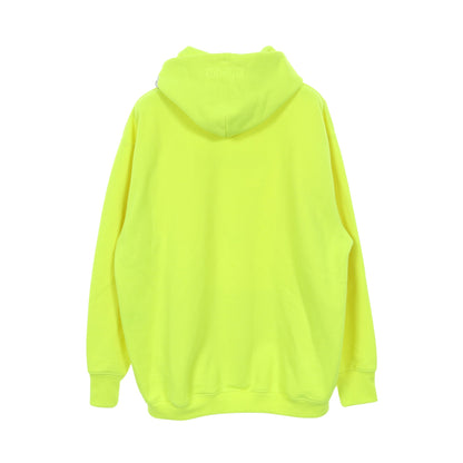 プルオーバーパーカー ロゴ イエロー ネオンカラー ヴェトモン トップス VETEMENTS