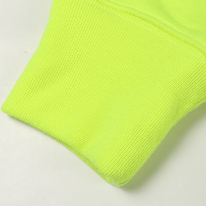 プルオーバーパーカー ロゴ イエロー ネオンカラー ヴェトモン トップス VETEMENTS