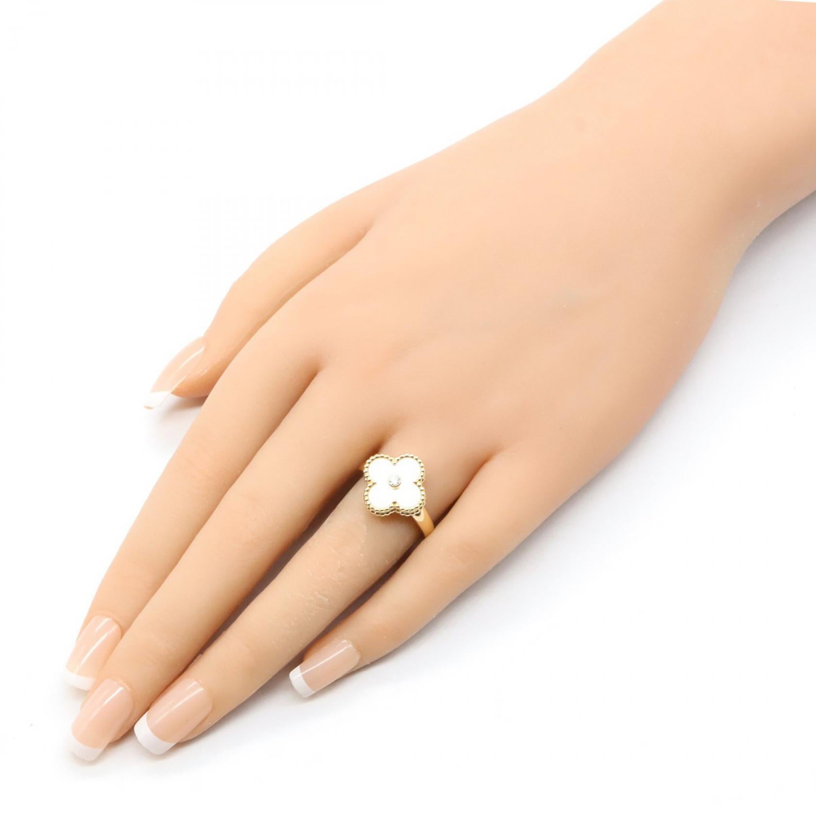 ヴィンテージアルハンブラ リング 1PD マザーオブパール リング 指輪