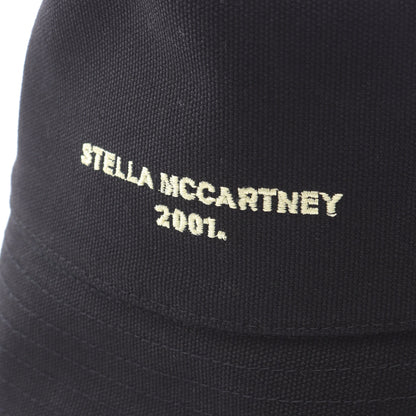 バケット ハット ロゴ刺繍 コットン ブラック ライトイエロー ステラマッカートニー 財布・小物 Stella McCartney