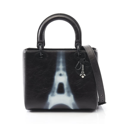 LADY DIOR レディディオール ハンドバッグ レザー ブラック 2WAY クリスチャンディオール バッグ Christian Dior