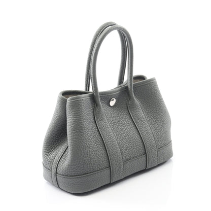 ネオガーデン23 ヴェールアマンド ハンドバッグ ネゴンダ グレーグリーン シルバー金具 W刻印 エルメス バッグ HERMES