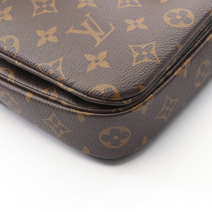 ポシェット メティス MM モノグラム ハンドバッグ PVC レザー ブラウン 2WAY ルイヴィトン バッグ LOUIS VUITTON
