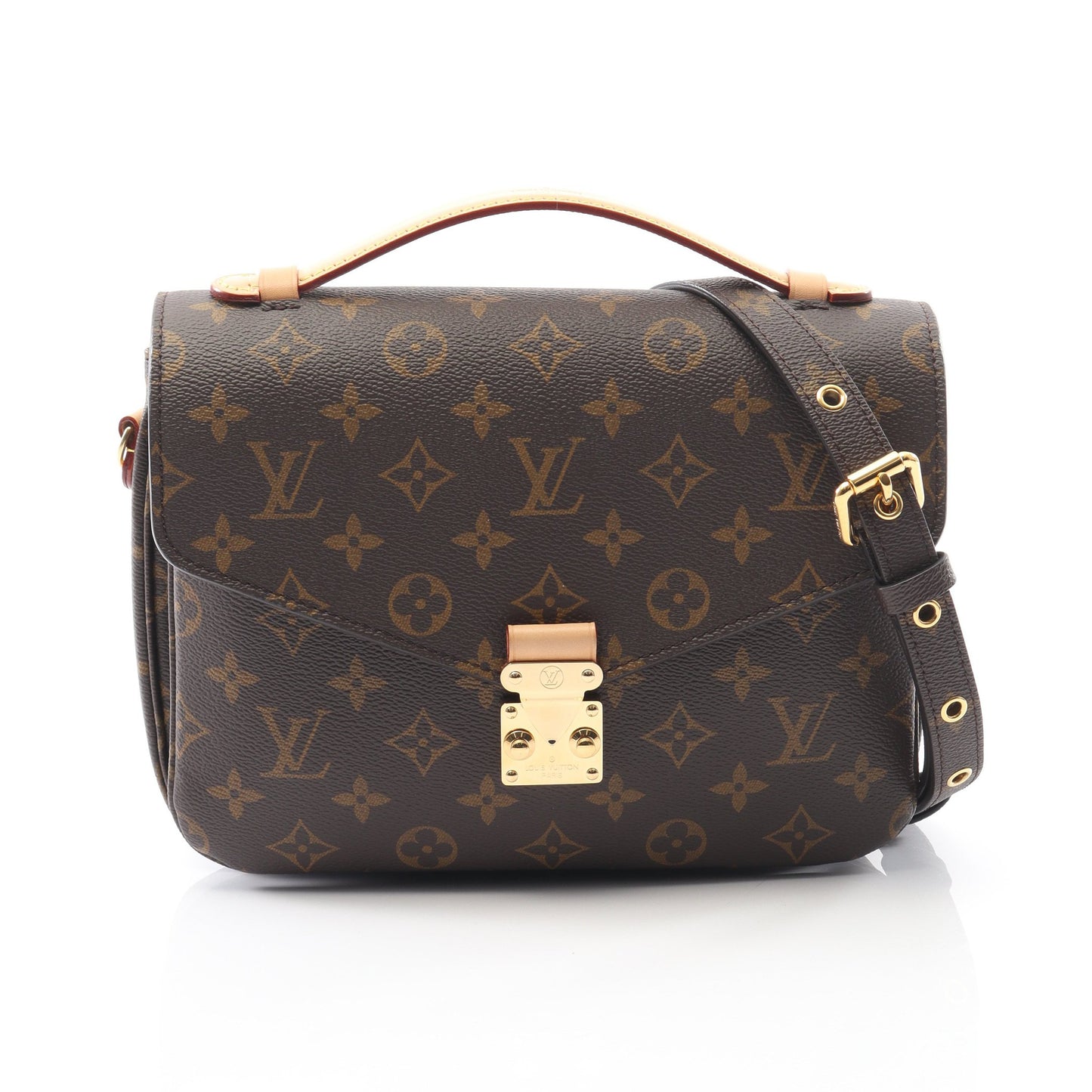 ポシェット メティス MM モノグラム ハンドバッグ PVC レザー ブラウン 2WAY ルイヴィトン バッグ LOUIS VUITTON