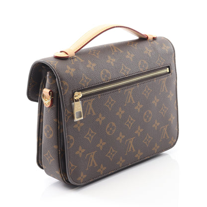 ポシェット メティス MM モノグラム ハンドバッグ PVC レザー ブラウン 2WAY ルイヴィトン バッグ LOUIS VUITTON