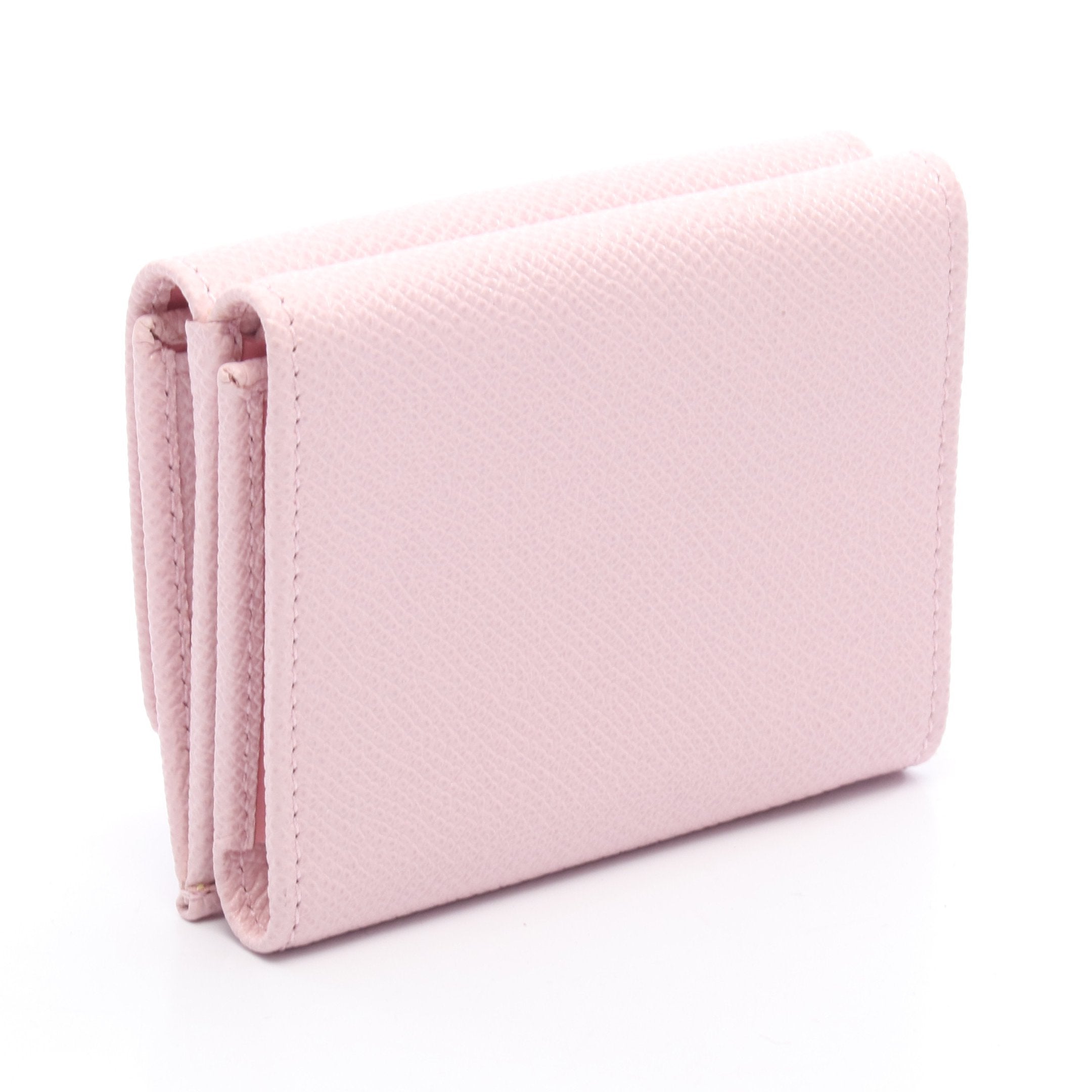 ブルガリ BVLGARI ブルガリブルガリ クリップ 三つ折り財布 財布 レザー レディース ピンク系 【中古】 ブルガリブルガリ クリップ 三つ折り財布 レザー ピンク ブルガリ – RECLO