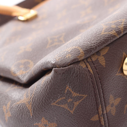 パラス モノグラム ハンドバッグ PVC レザー ブラウン ルイヴィトン バッグ LOUIS VUITTON
