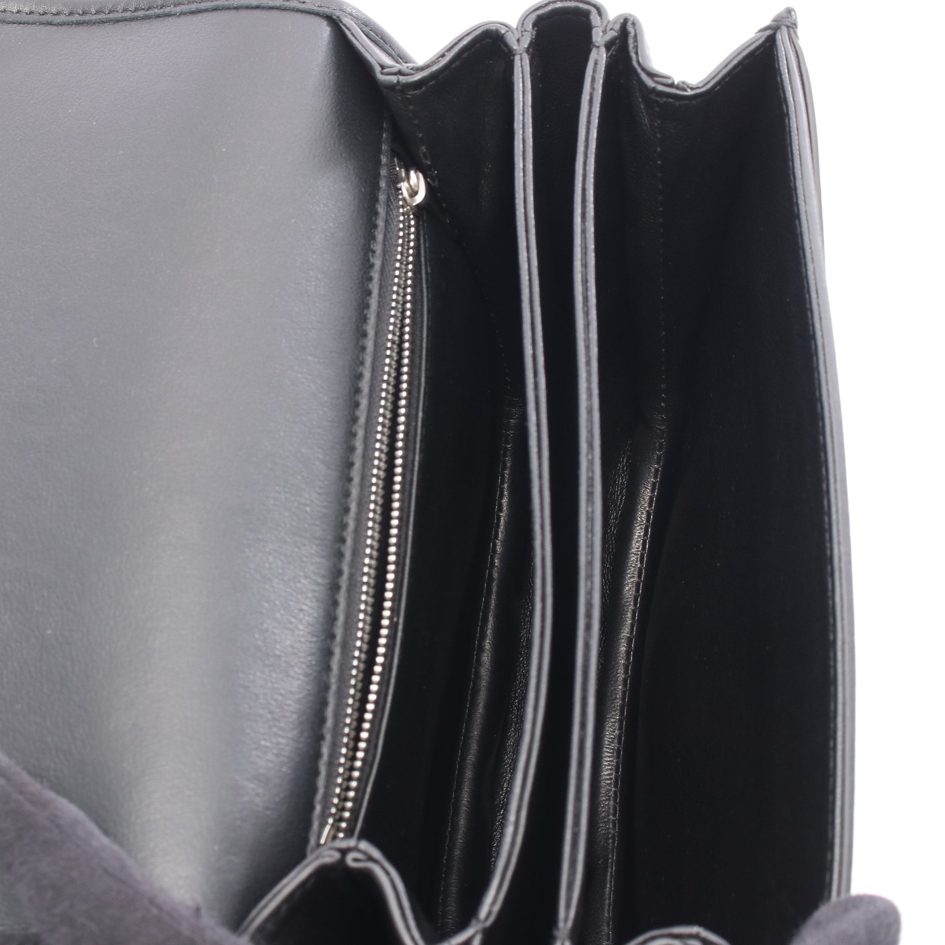 トリオンフ ショルダーバッグ レザー ブラック セリーヌ バッグ CELINE