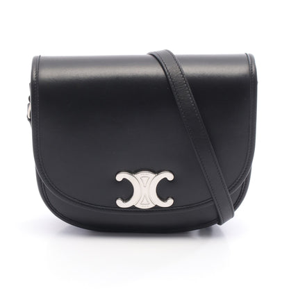 トリオンフ ショルダーバッグ レザー ブラック セリーヌ バッグ CELINE