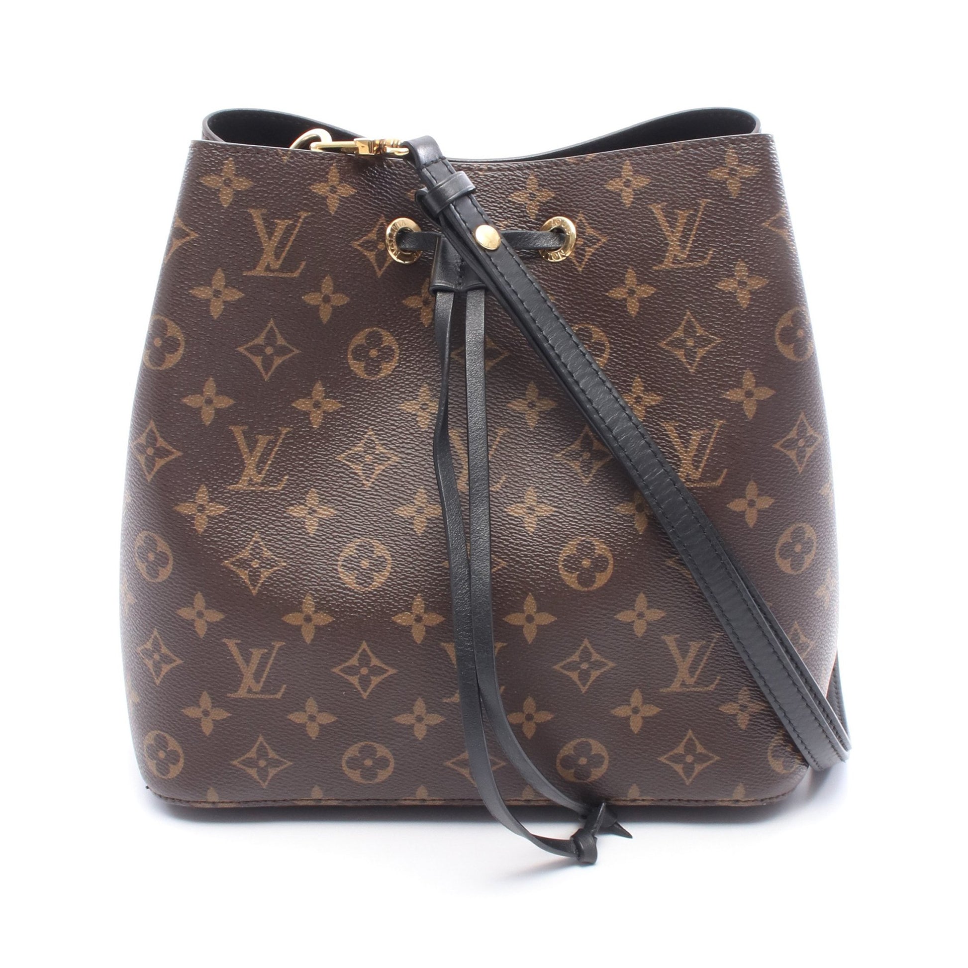 ネオノエ モノグラム ノワール ショルダーバッグ PVC レザー ブラウン ブラック ルイヴィトン バッグ LOUIS VUITTON