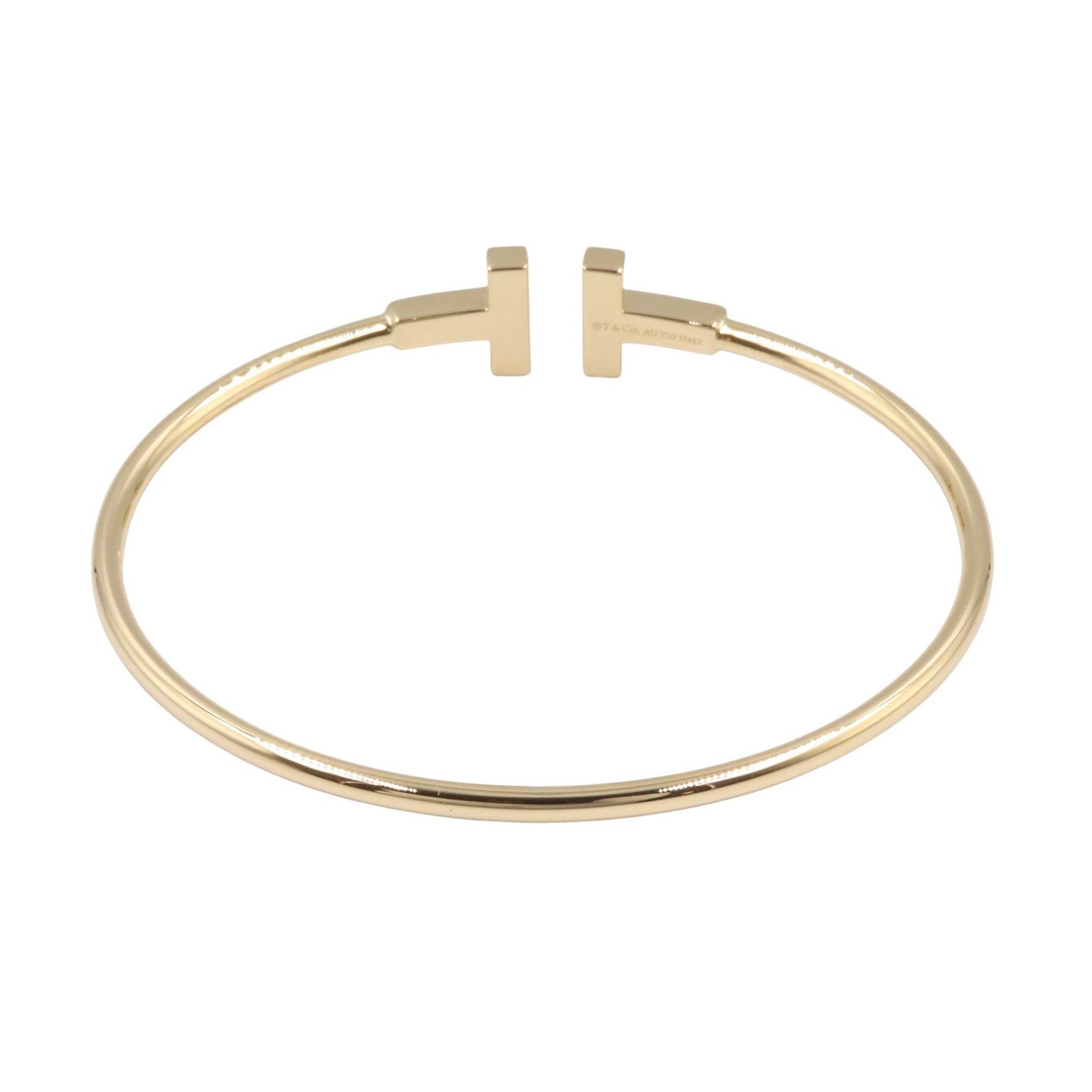 Tワイヤー ブレスレット ダイヤ ブレスレット K18YG ダイヤモンド イエローゴールド クリア ティファニー アクセサリー TIFFANY & Co.